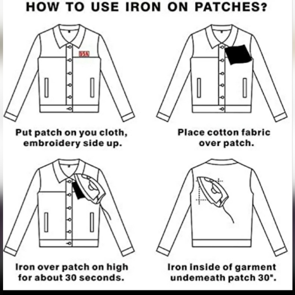 Peace Iron On Patch - Picture 3 of 3